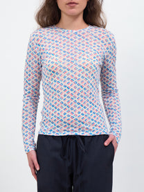 Bouquet Longsleeve - Blue/Coral (PRE-ORDER)