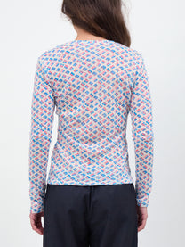 Bouquet Longsleeve - Blue/Coral (PRE-ORDER)