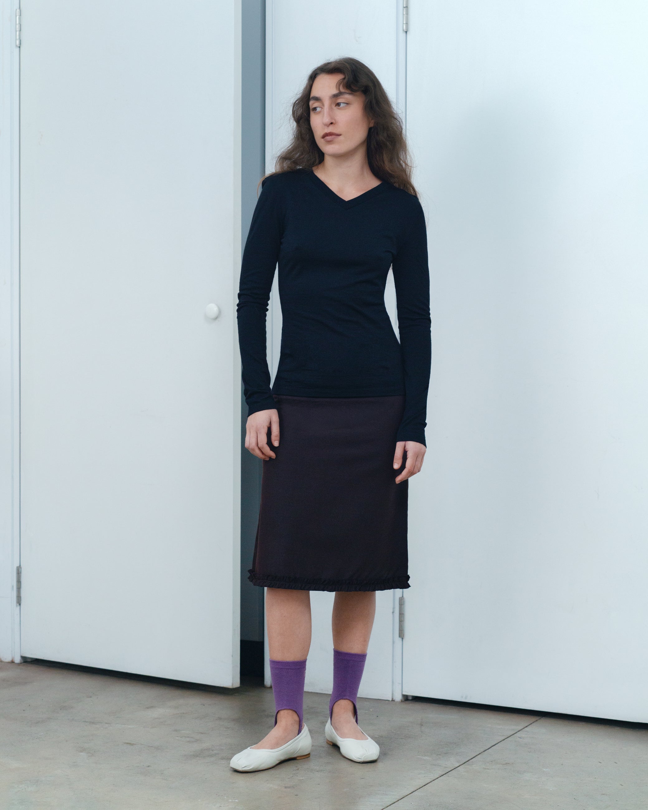 Flirting Skirt - Choc Brown (PRE-ORDER)