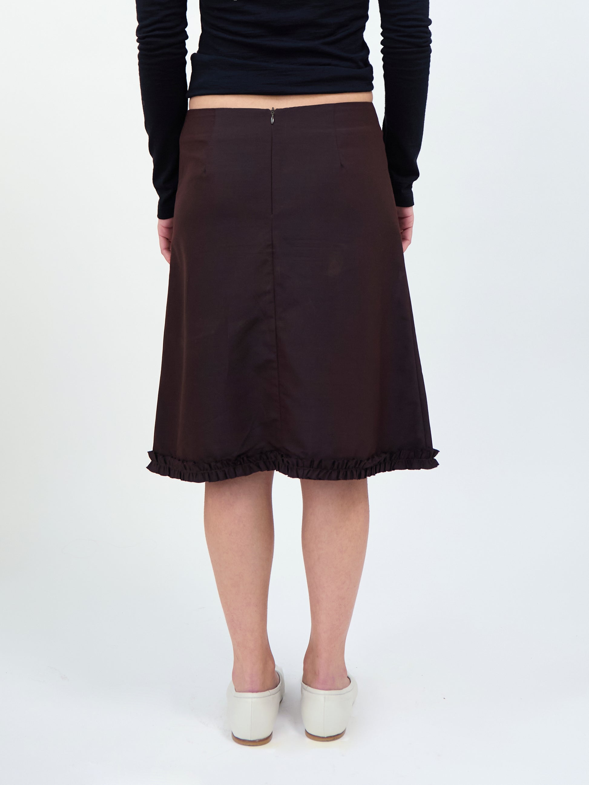 Flirting Skirt - Choc Brown (PRE-ORDER)