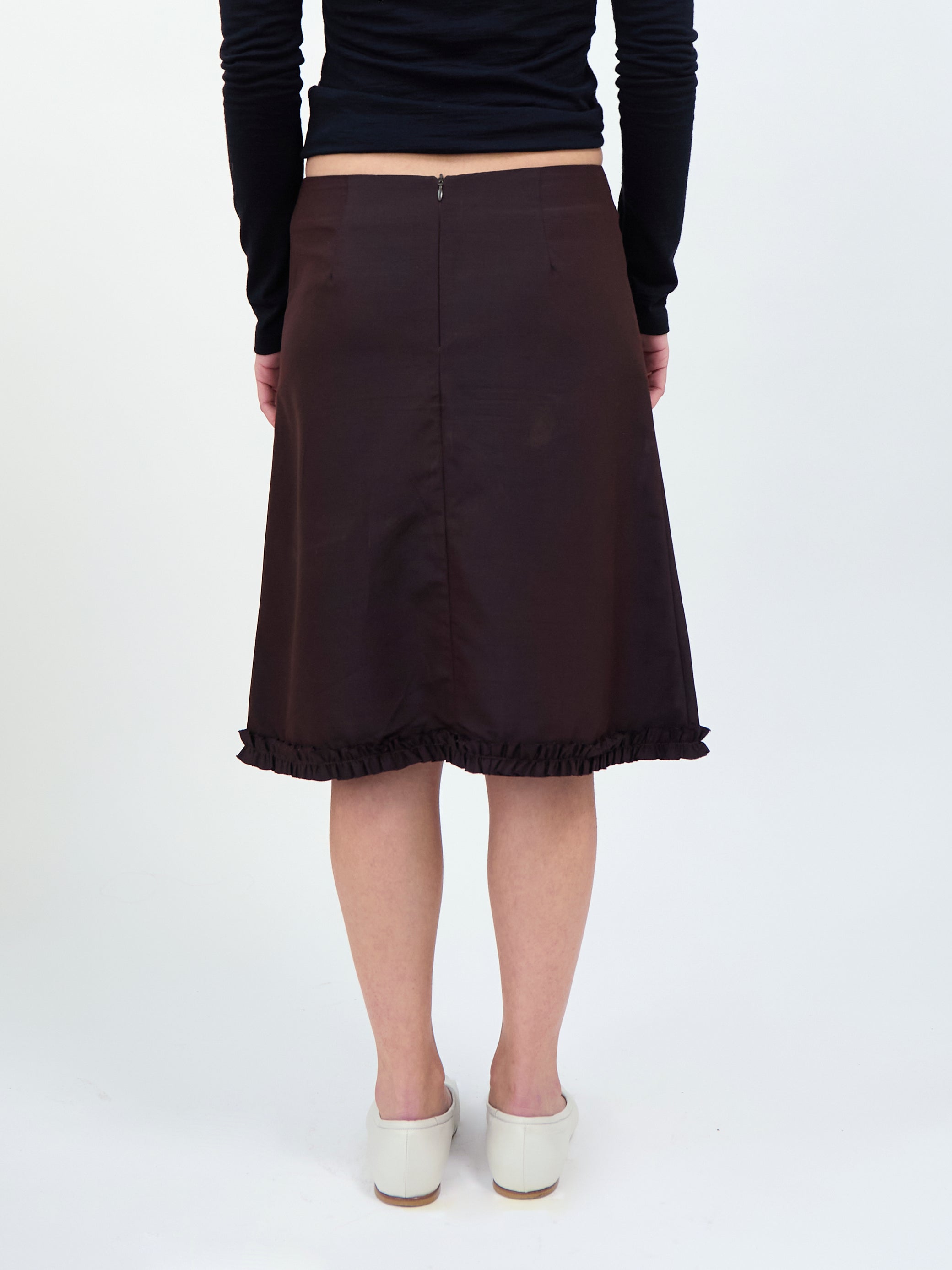 Flirting Skirt - Choc Brown (PRE-ORDER)