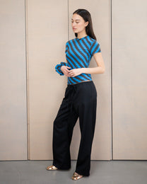 Bias Stripe Tee