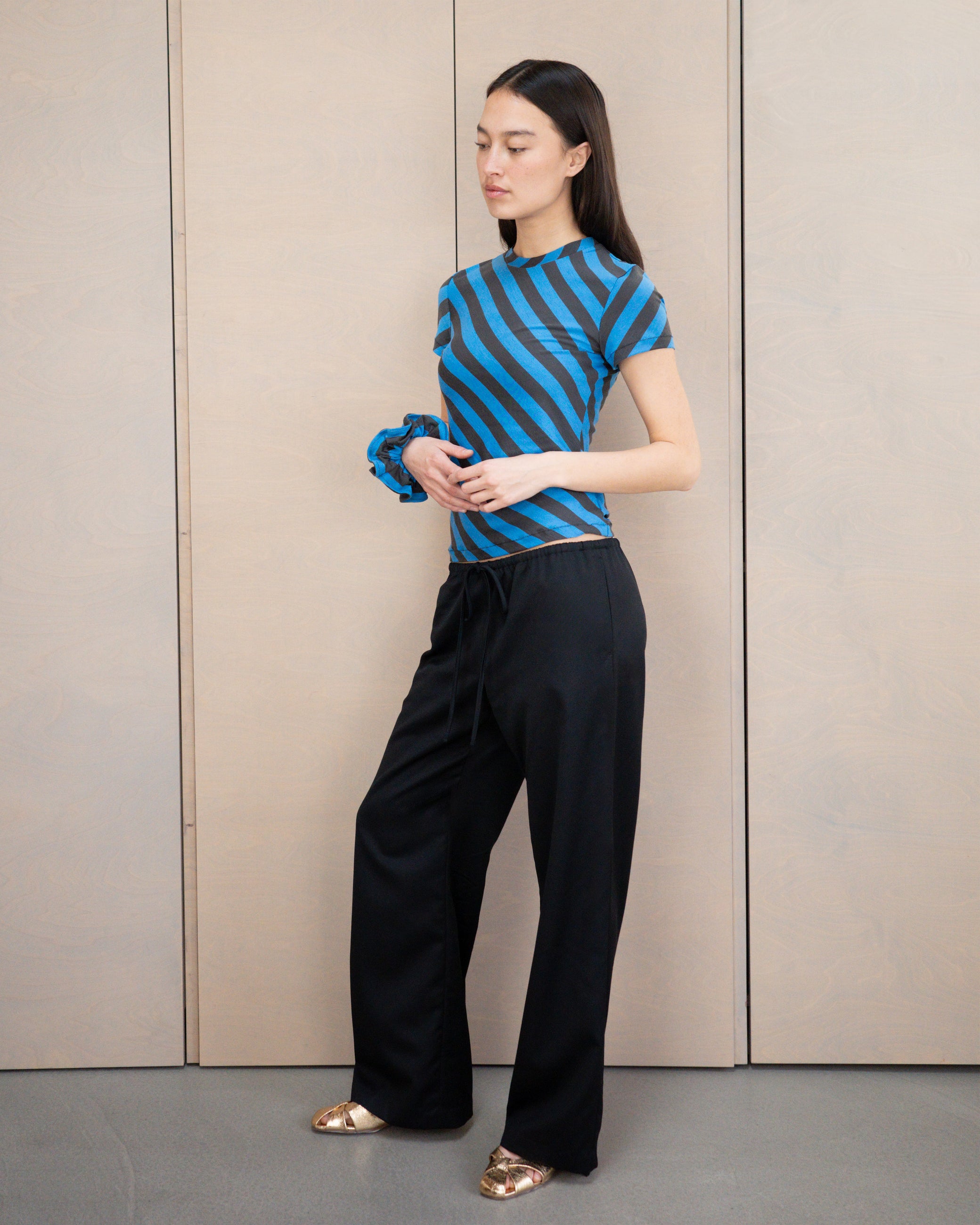 Bias Stripe Tee