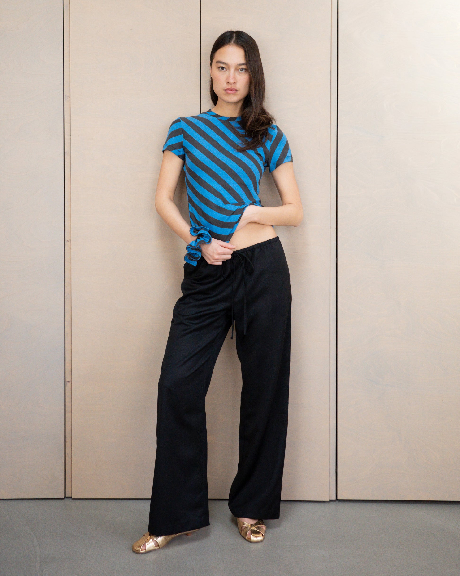 Bias Stripe Tee