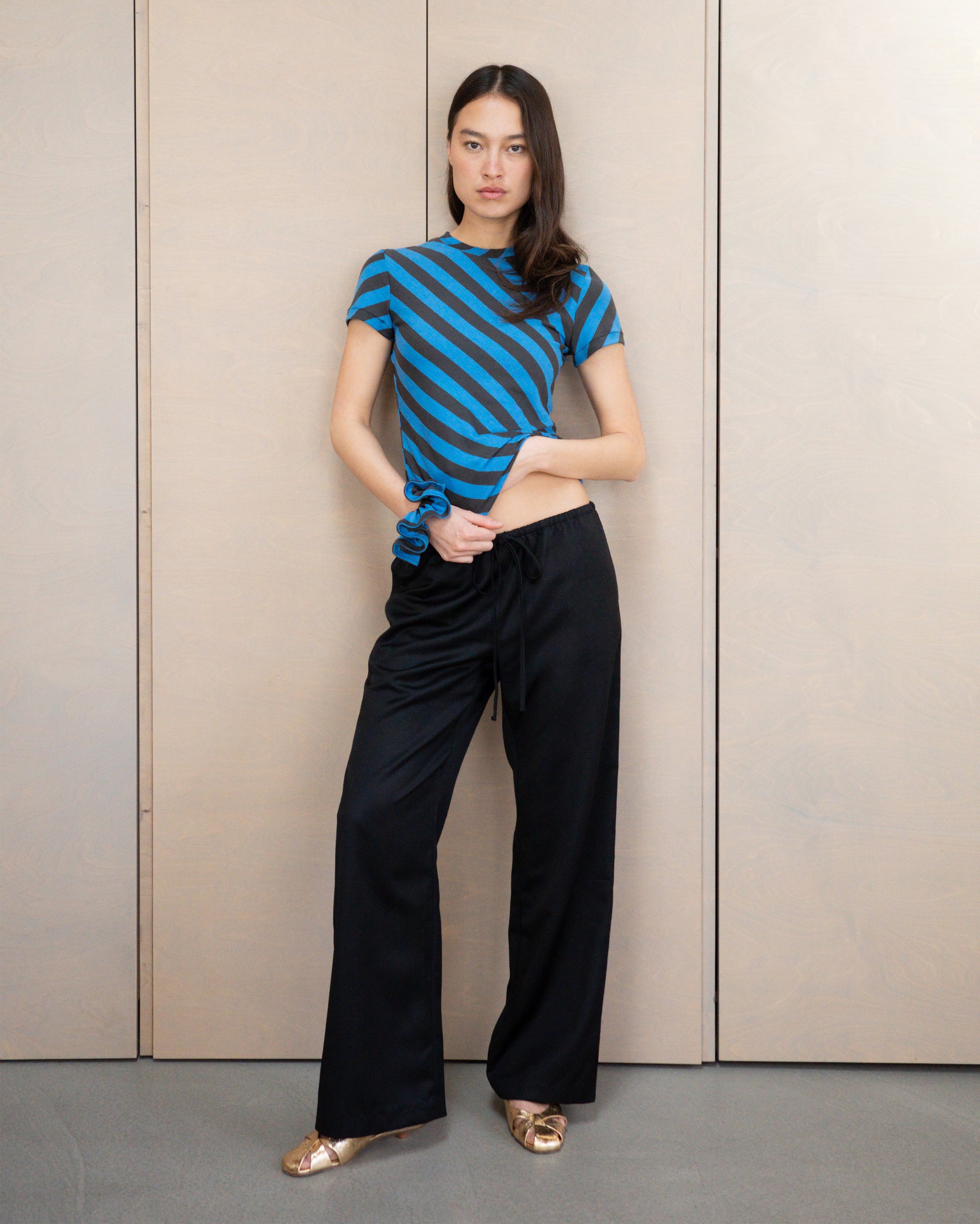 Bias Stripe Tee