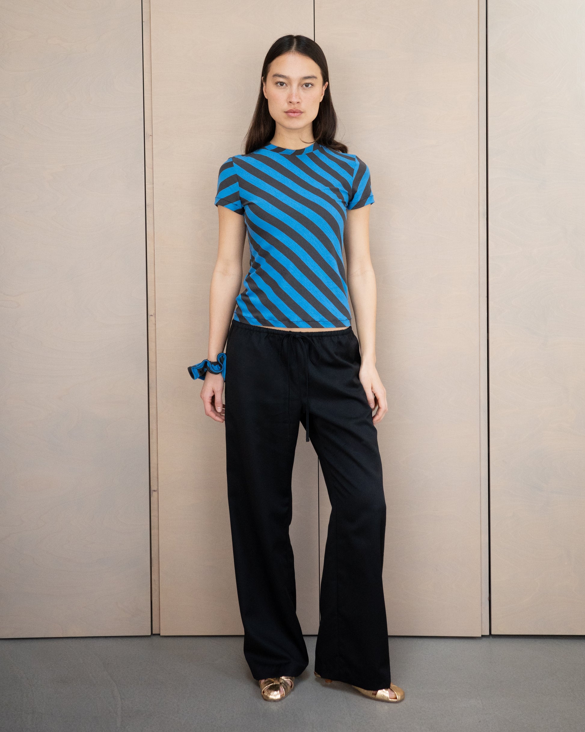 Bias Stripe Tee