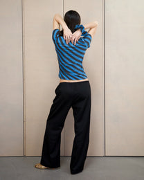 Wool Slip Trouser - Black (Limited)
