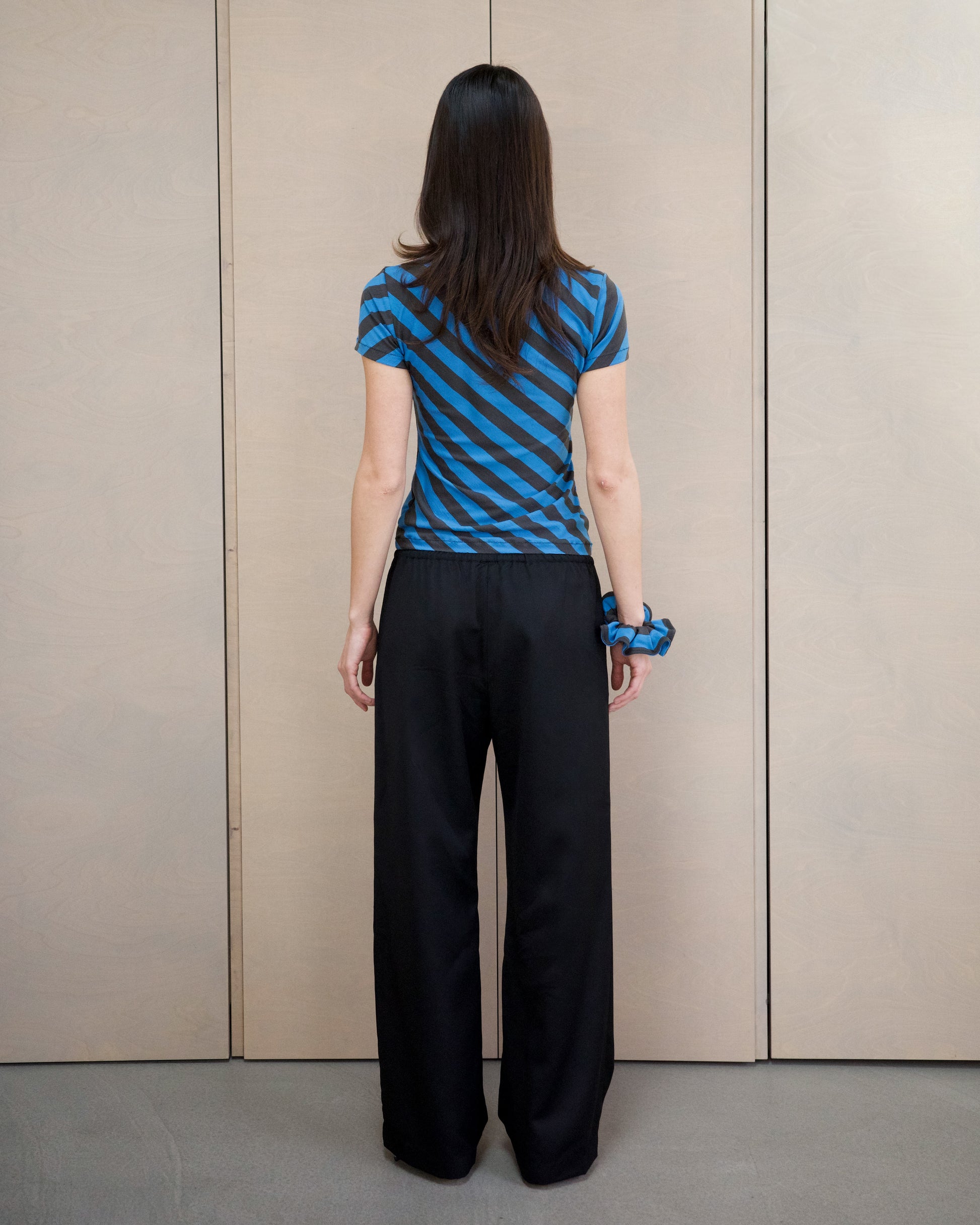 Wool Slip Trouser - Black (Limited)