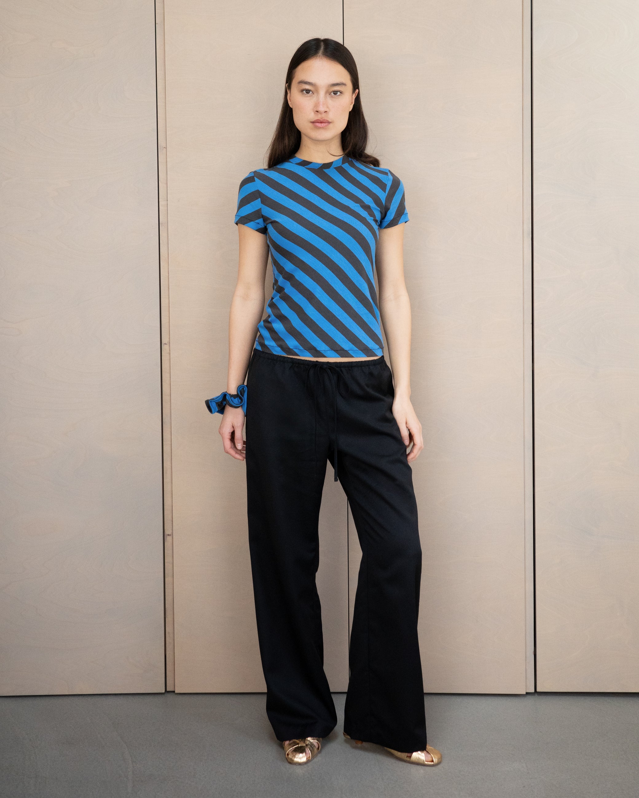 Wool Slip Trouser - Black (Limited)