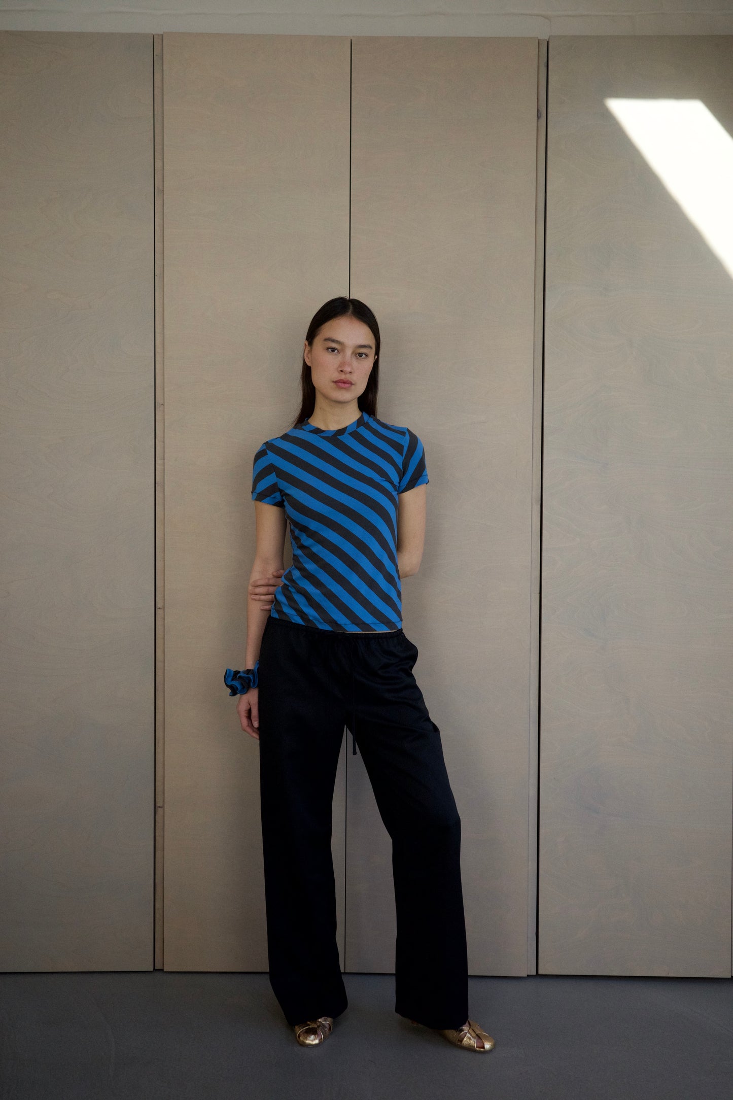 Bias Stripe Tee
