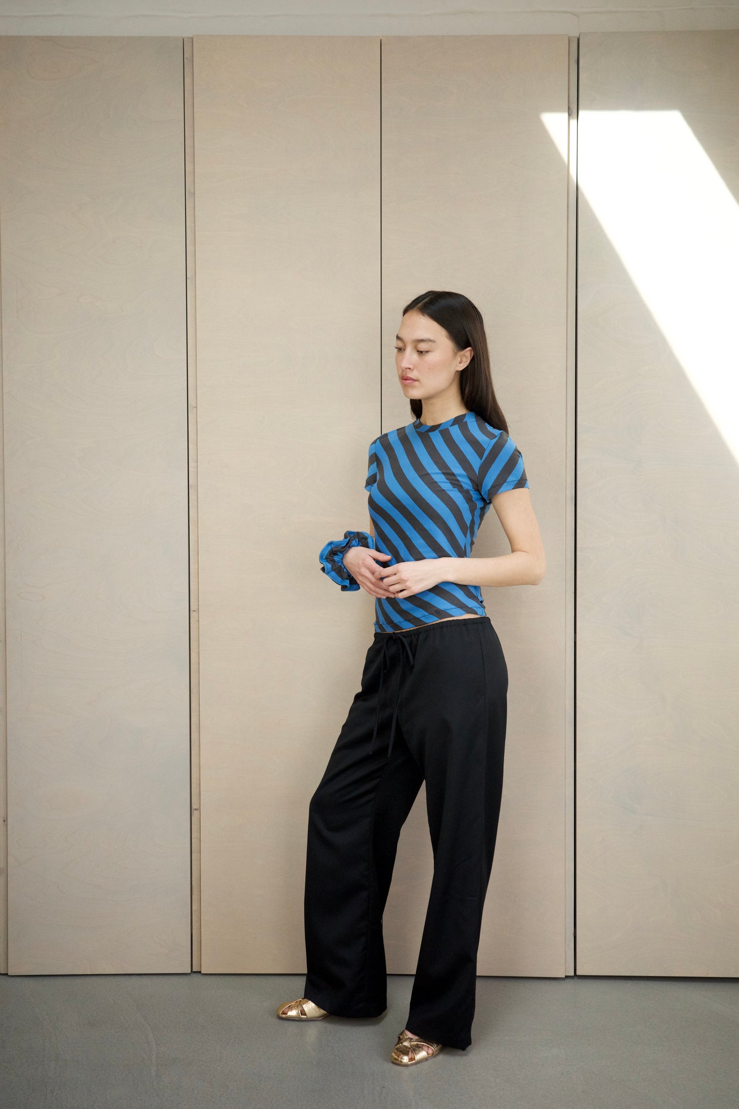Bias Stripe Tee