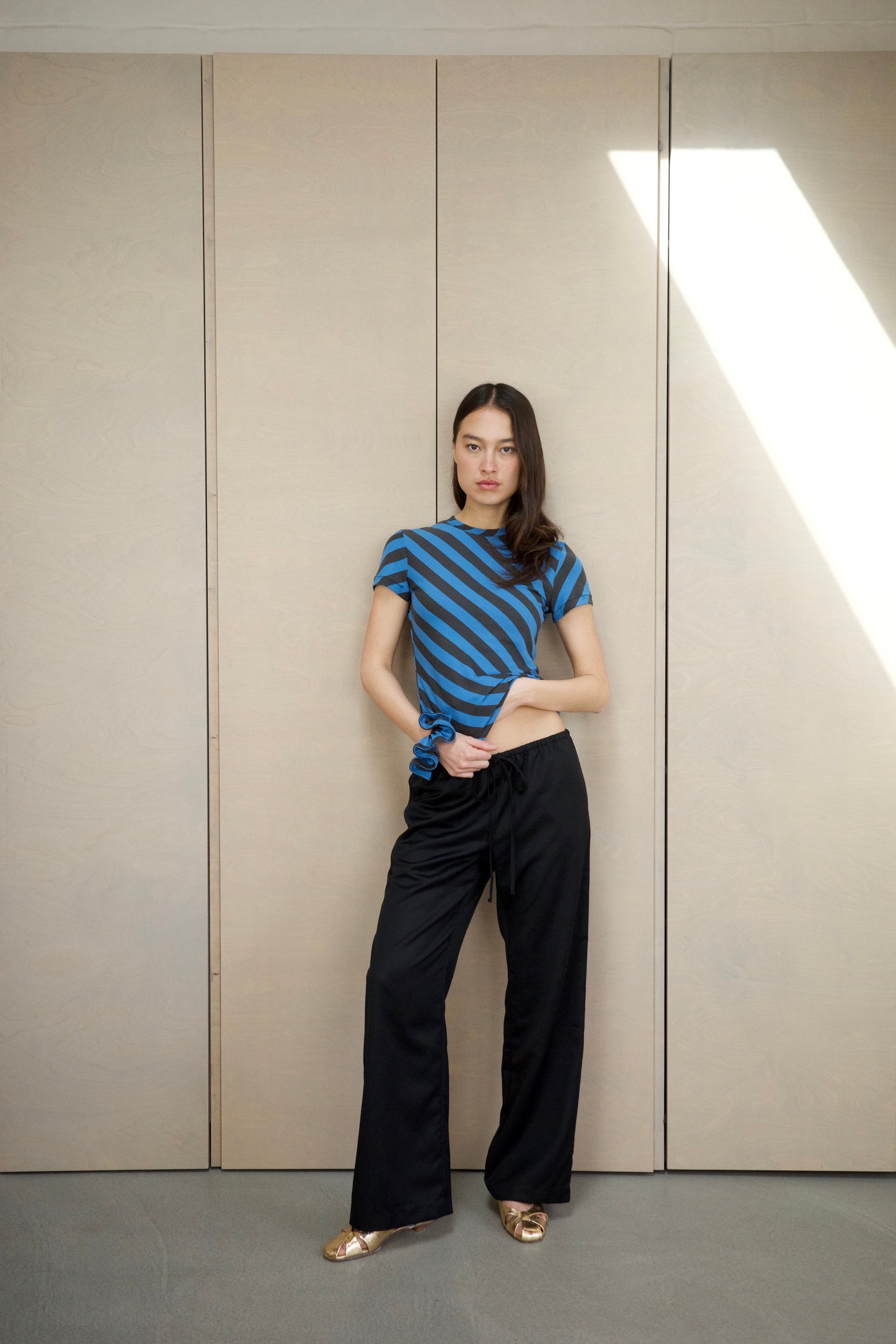Bias Stripe Tee