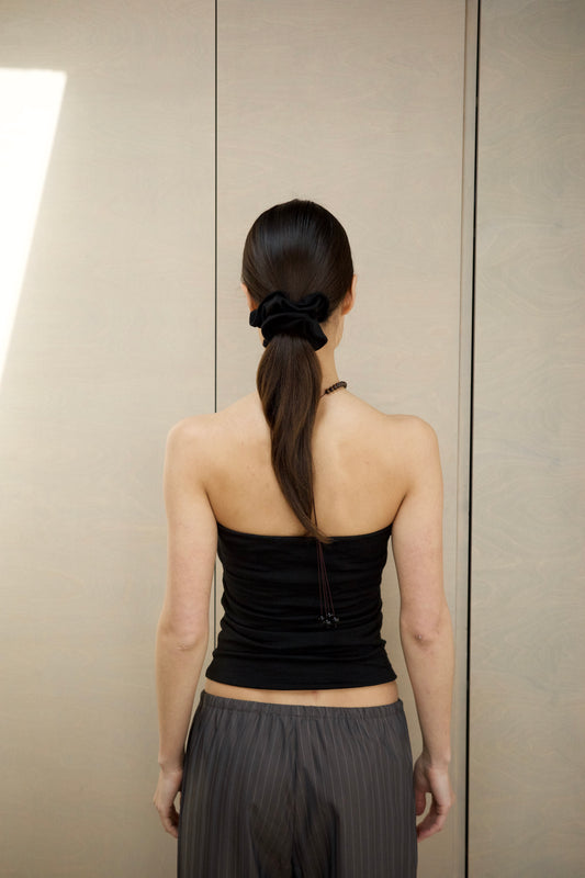 Merino Scrunchie — Black