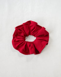 Merino Scrunchie - Crimson