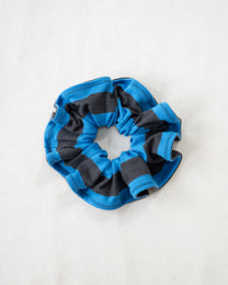 Merino Scrunchie - Blue Stripe