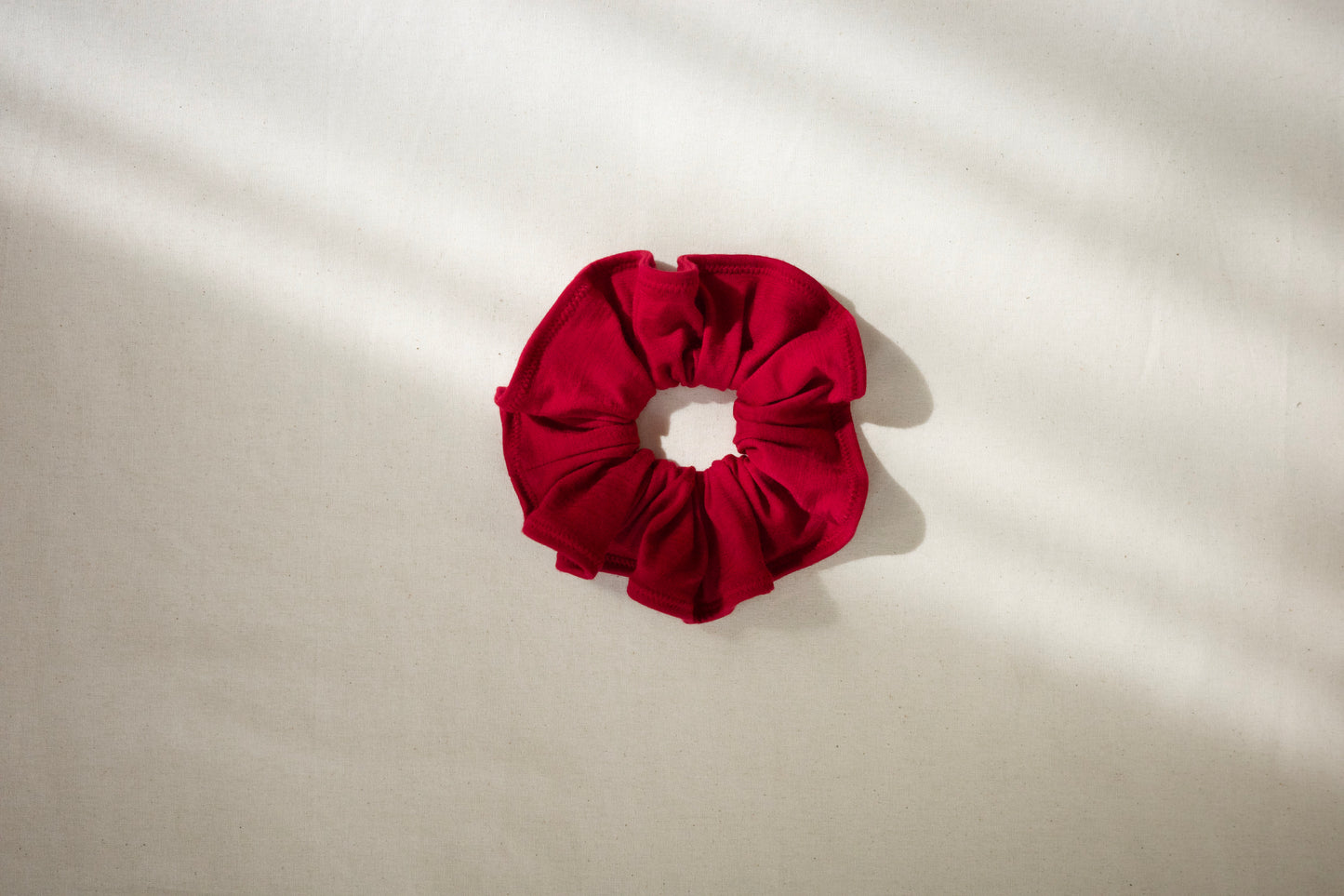 Merino Scrunchie — Red
