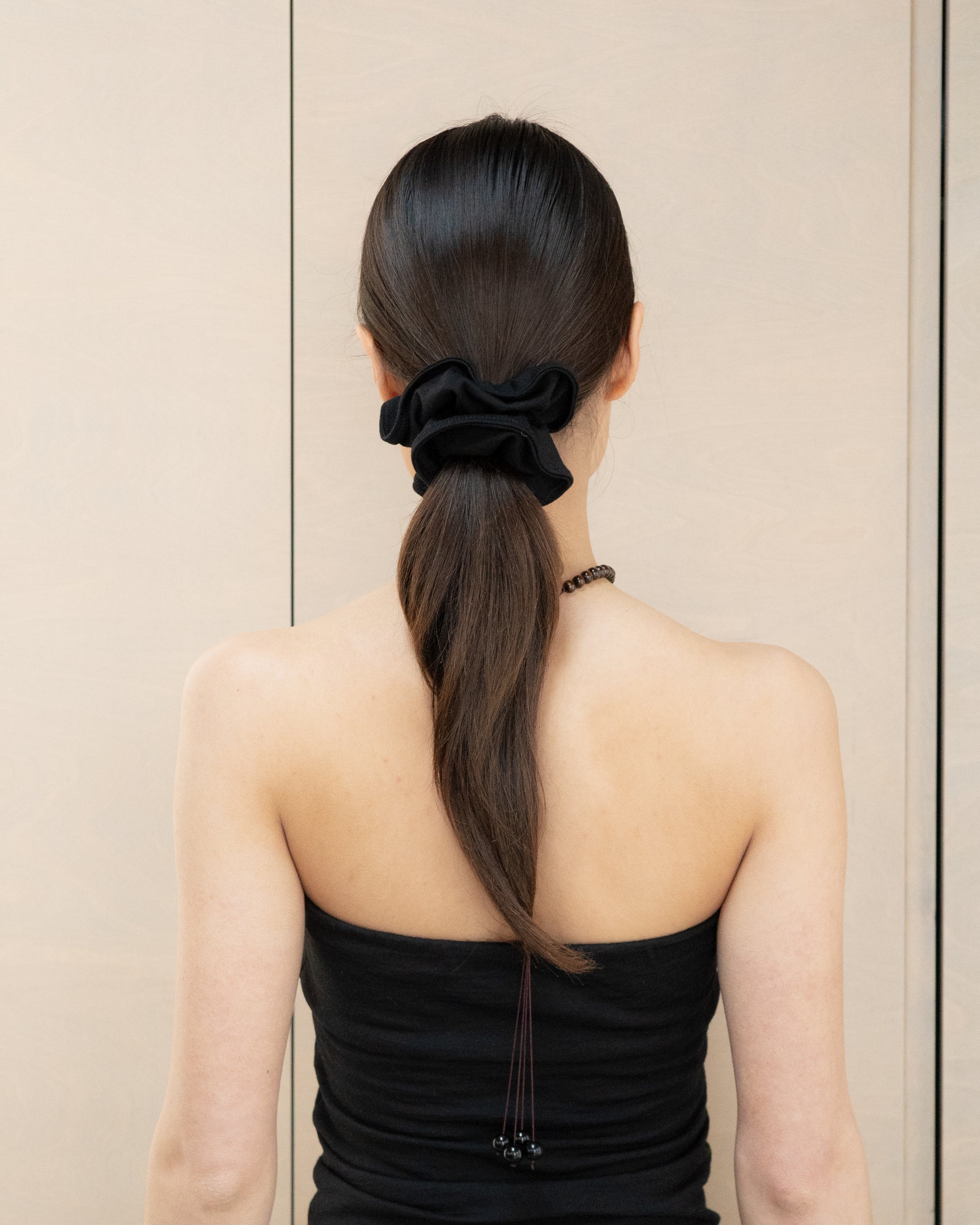 Merino Scrunchie - Black