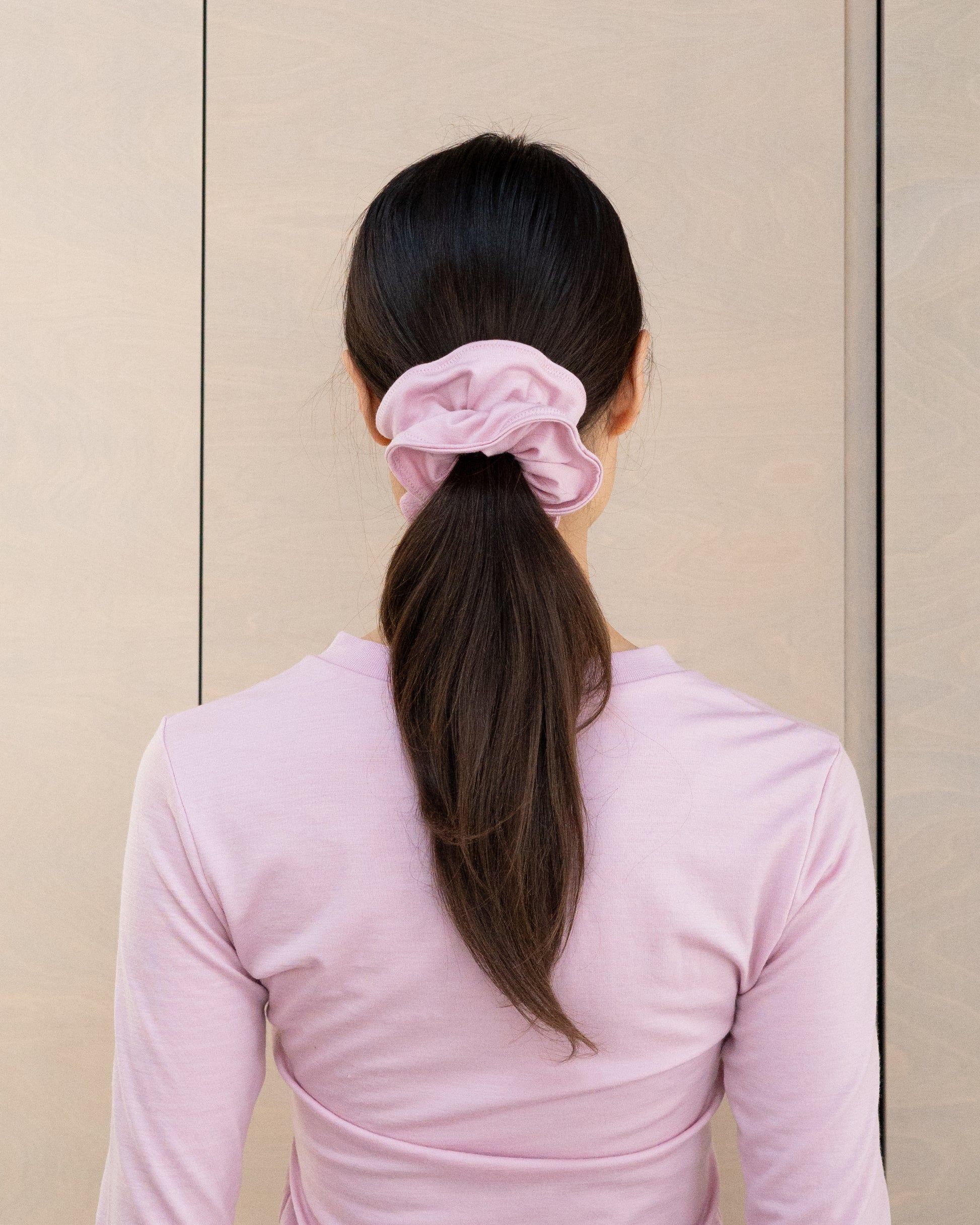 Merino Scrunchie - Blush