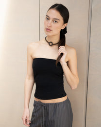 Merino Tube Top - Black