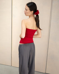 Merino Tube Top - Crimson